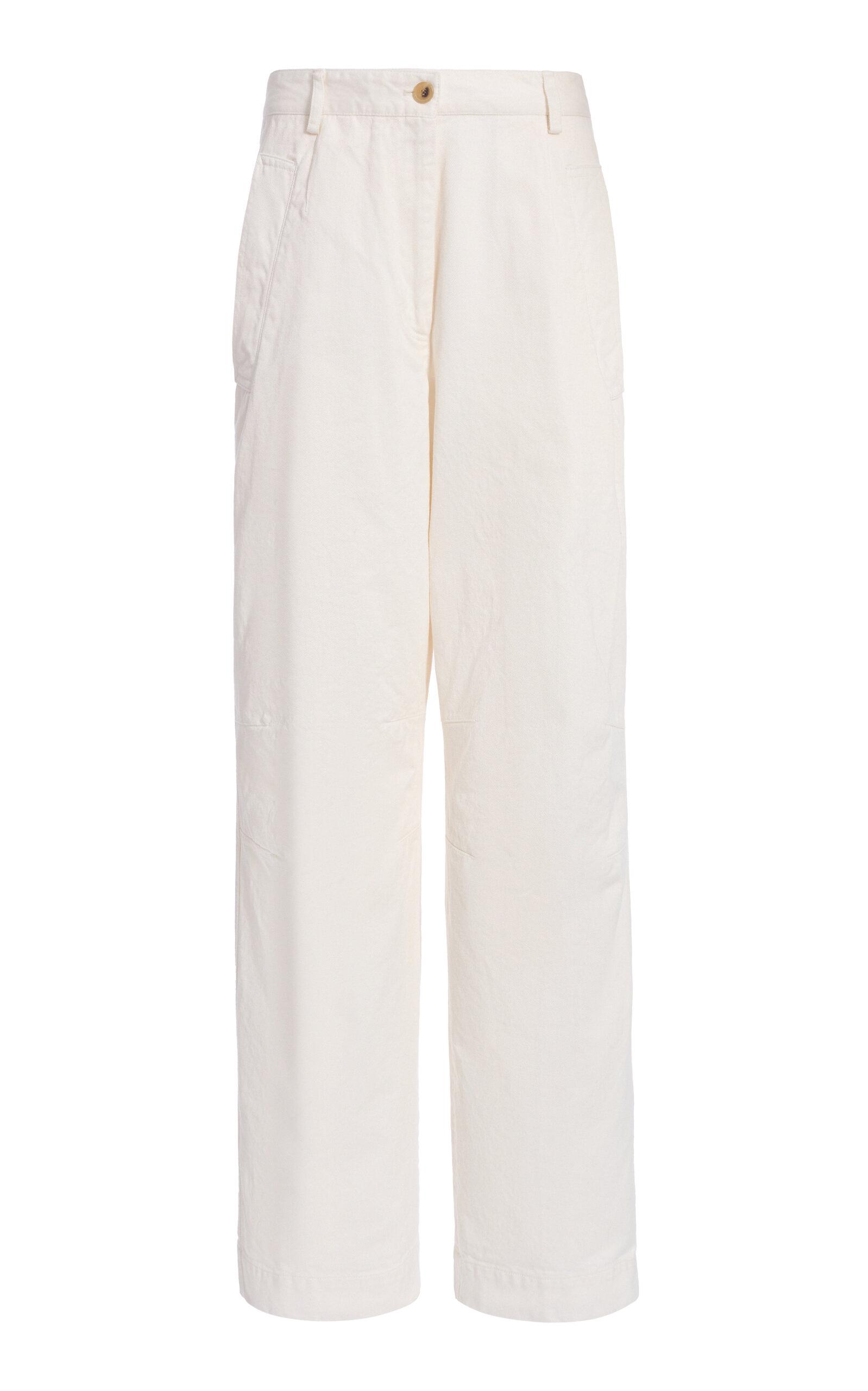 Dries Van Noten Pilar Tailored Cotton-Blend Wide-Leg Pants - Moda Operandi by DRIES VAN NOTEN