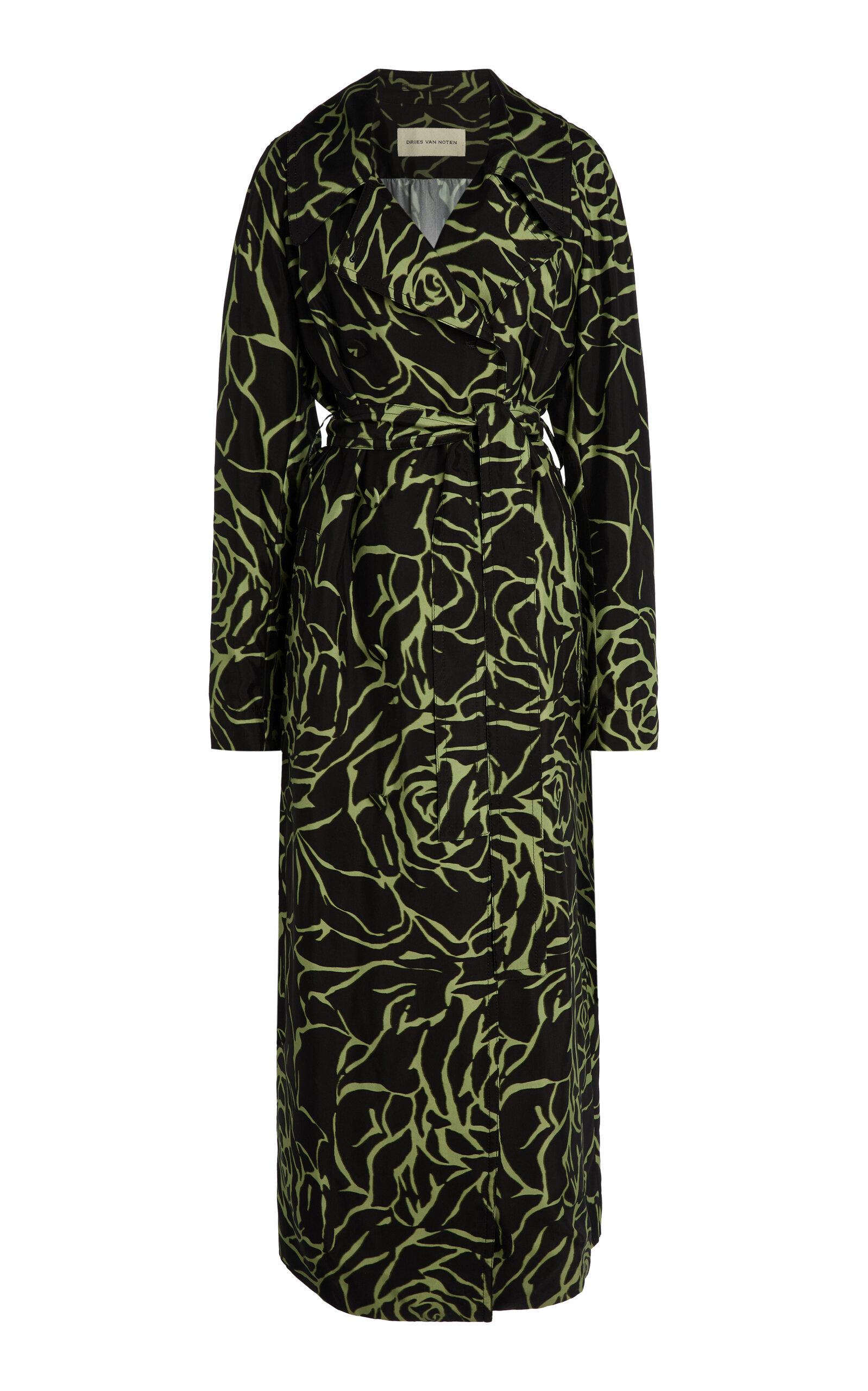 Dries Van Noten Rolana Printed Twill Trench Coat - Moda Operandi by DRIES VAN NOTEN