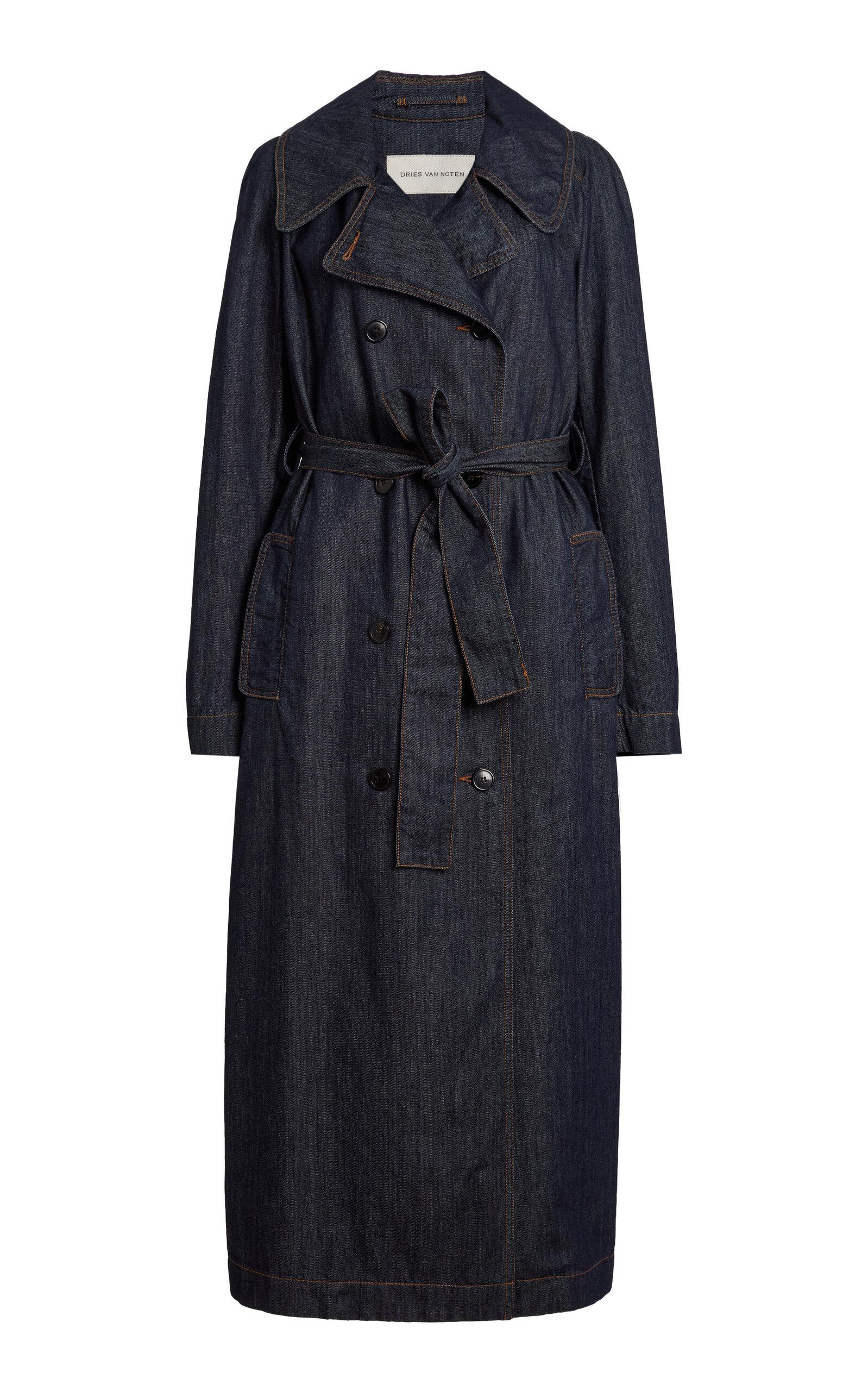 Dries Van Noten Rolanda Denim Trenchcoat - Moda Operandi by DRIES VAN NOTEN