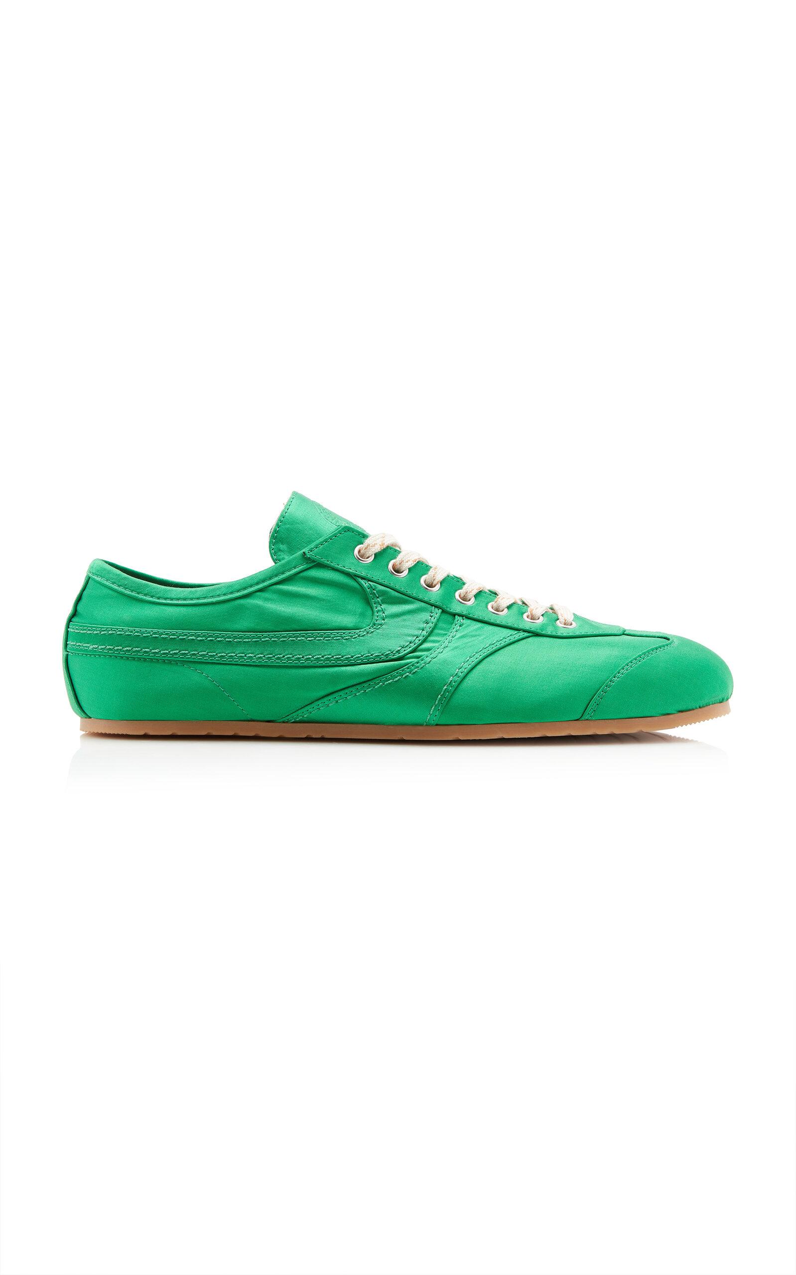 Dries Van Noten Satin Low-Top Sneakers - Moda Operandi by DRIES VAN NOTEN