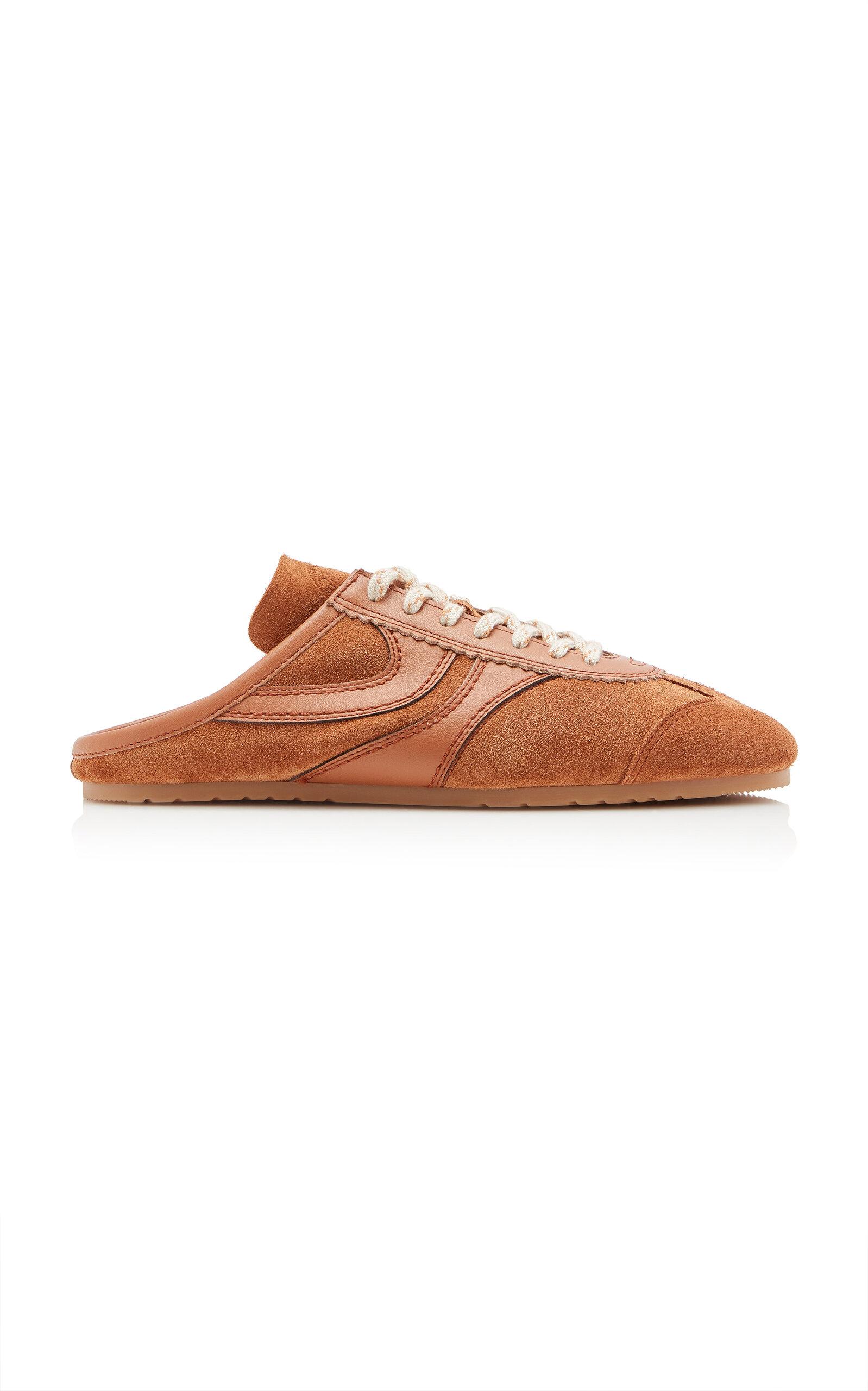 Dries Van Noten Suede Sneaker Mules - Moda Operandi by DRIES VAN NOTEN