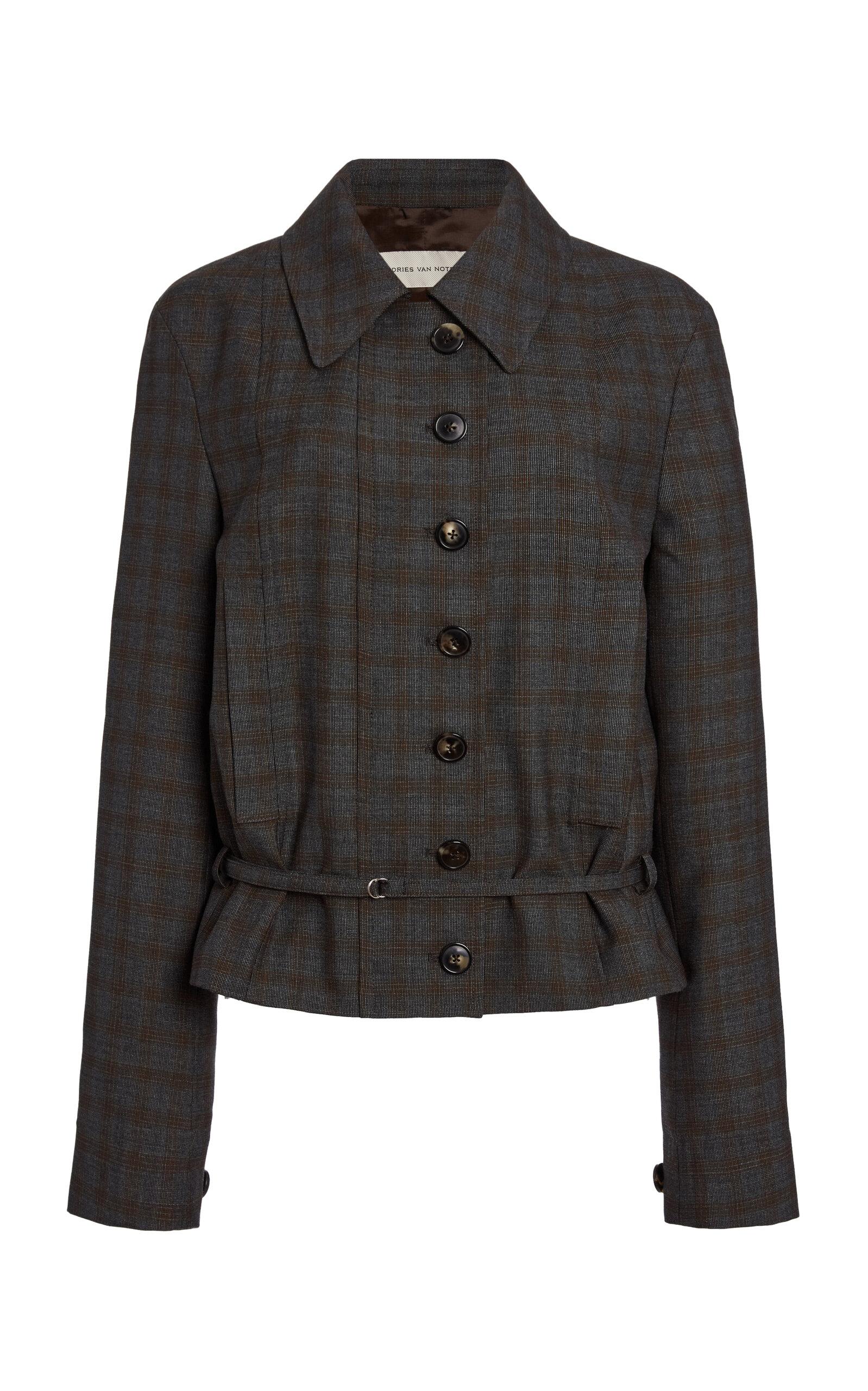 Dries Van Noten Valena Checked Wool Jacket - Moda Operandi by DRIES VAN NOTEN