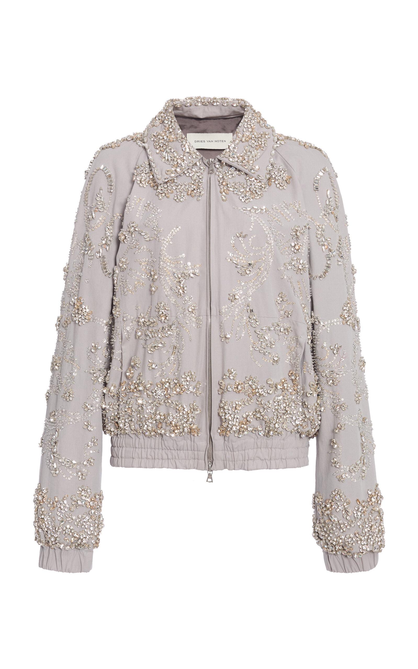 Dries Van Noten Vinnia Embroidered Cotton-Poplin Jacket - Moda Operandi by DRIES VAN NOTEN