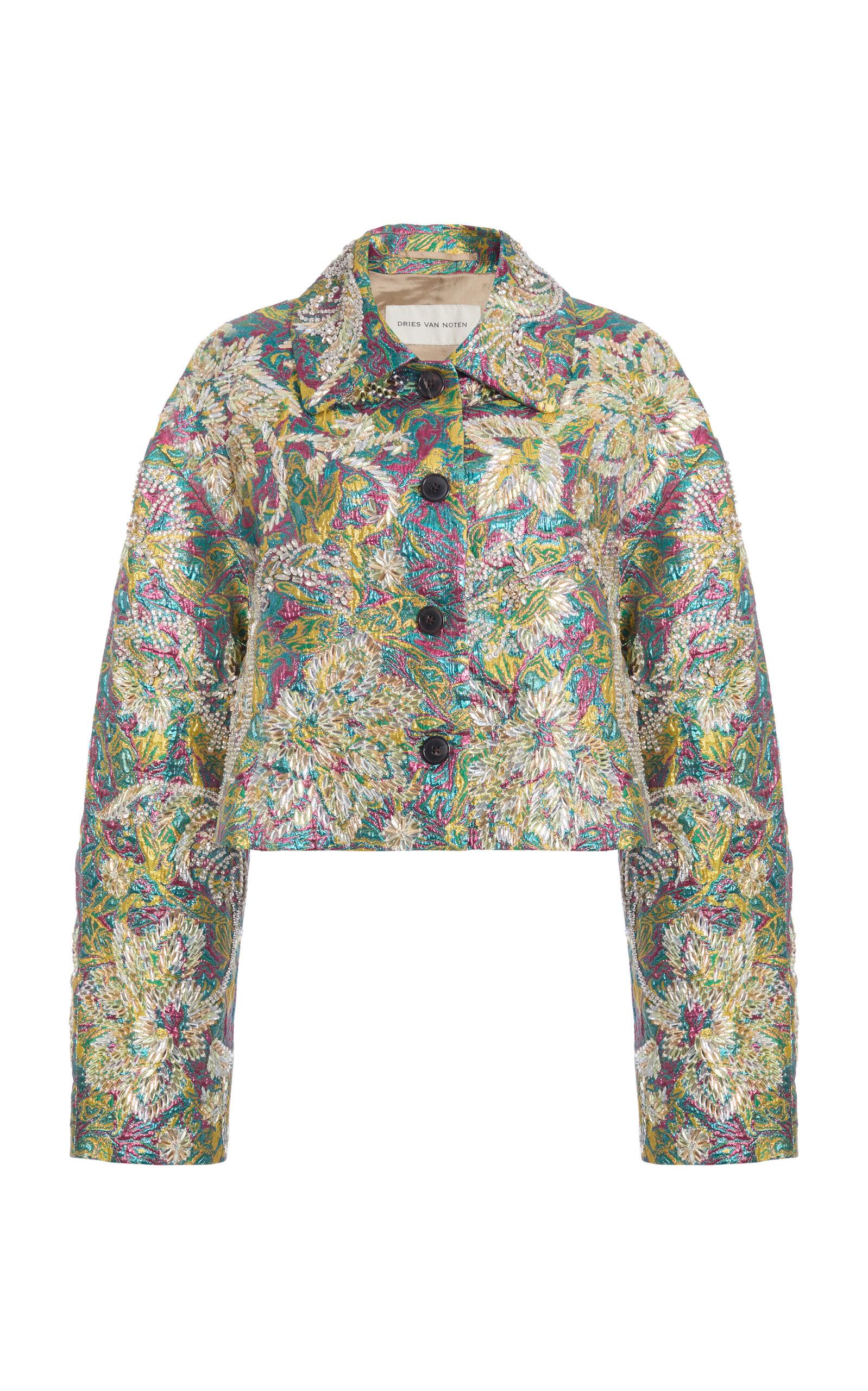 Dries Van Noten Vondero Floral Jacquard-Lamé Jacket - Moda Operandi by DRIES VAN NOTEN