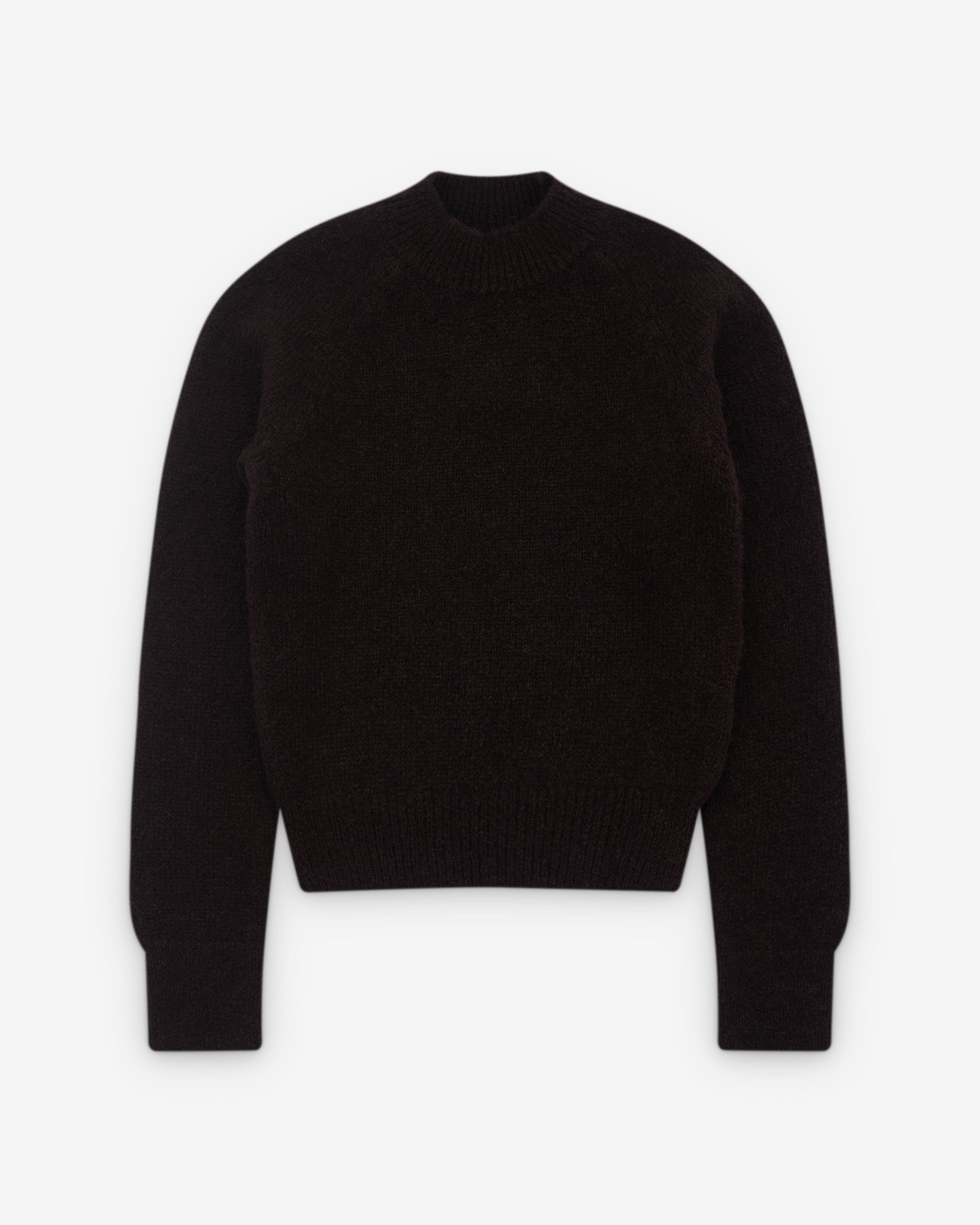 Dries Van Noten - Women’s Fitted Sweater - (Dark Brown) by DRIES VAN NOTEN
