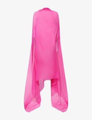 Ducy Sheer Silk Midi Dress by DRIES VAN NOTEN