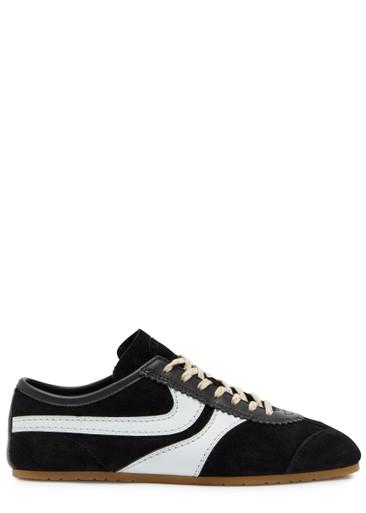 Dustin panelled suede sneakers by DRIES VAN NOTEN