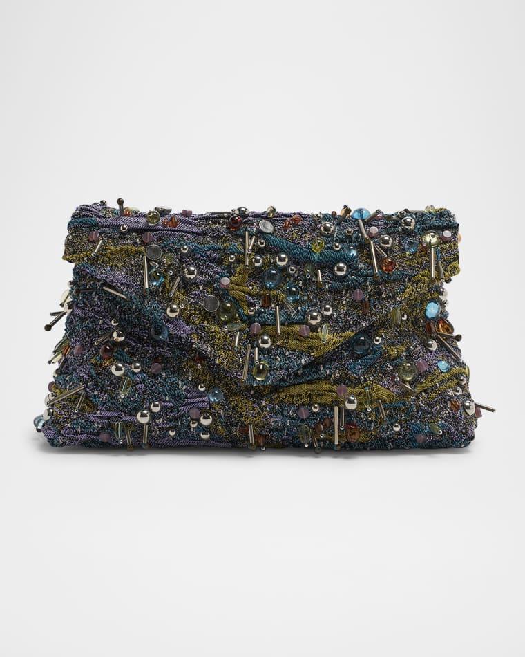 Embellished Envelope Flap Clutch Bag by DRIES VAN NOTEN Embellished Envelope Flap Clutch Bag by DRIES VAN NOTEN