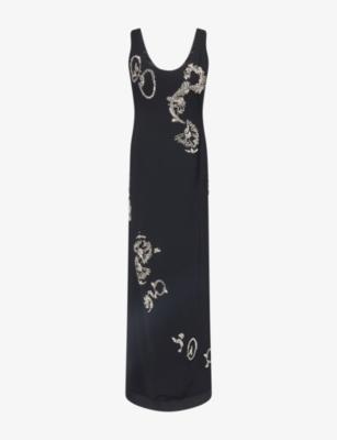 Embellished Woven Maxi Dress by DRIES VAN NOTEN