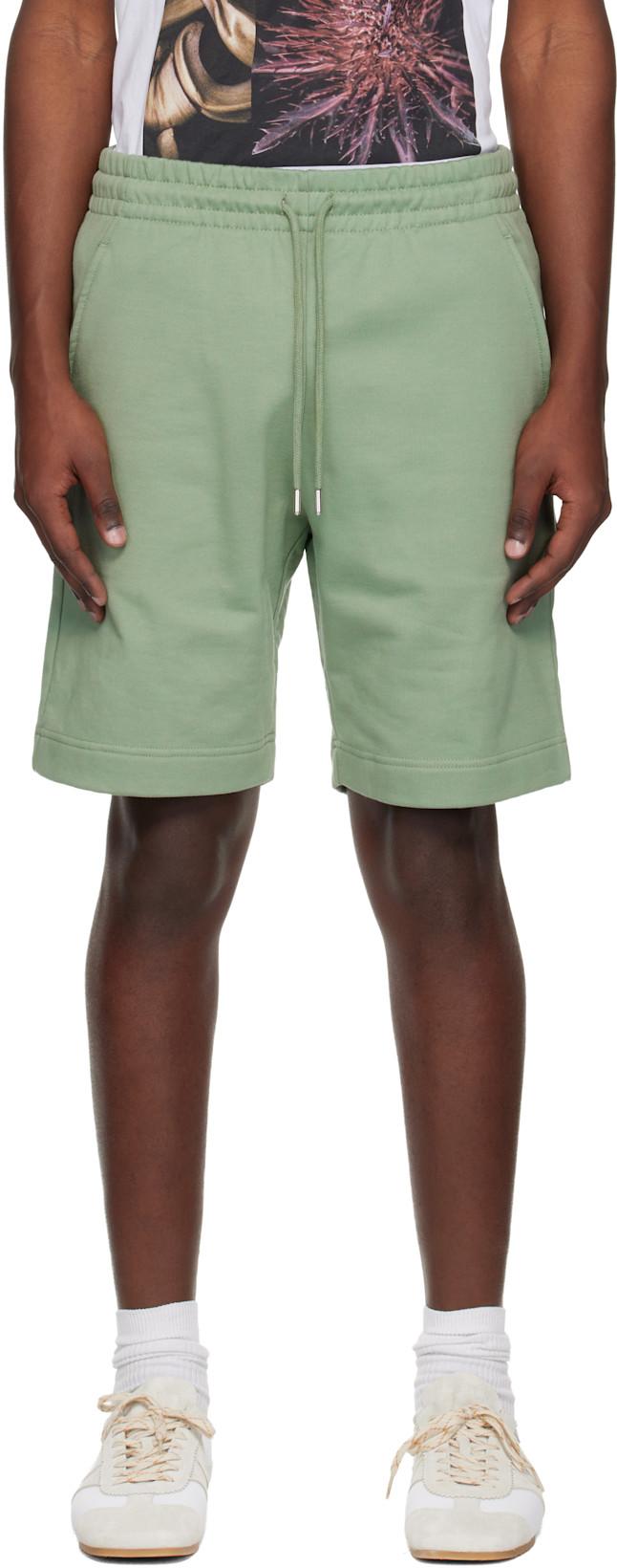 Green Drawstring Shorts by DRIES VAN NOTEN