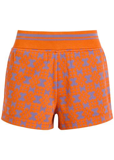 Hegga patterned knit shorts by DRIES VAN NOTEN