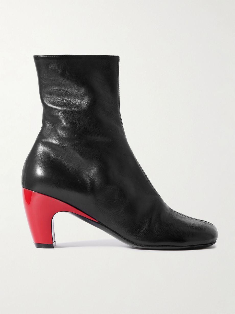 Leather ankle boots by DRIES VAN NOTEN