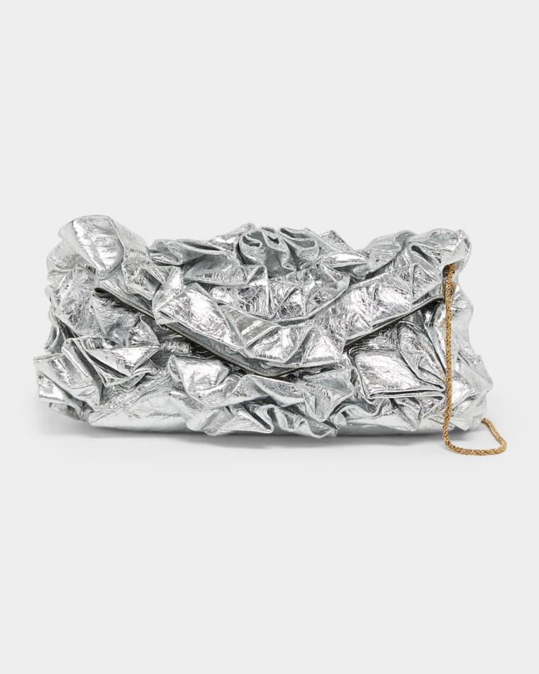 Metallic Leather Crossbody Bag by DRIES VAN NOTEN