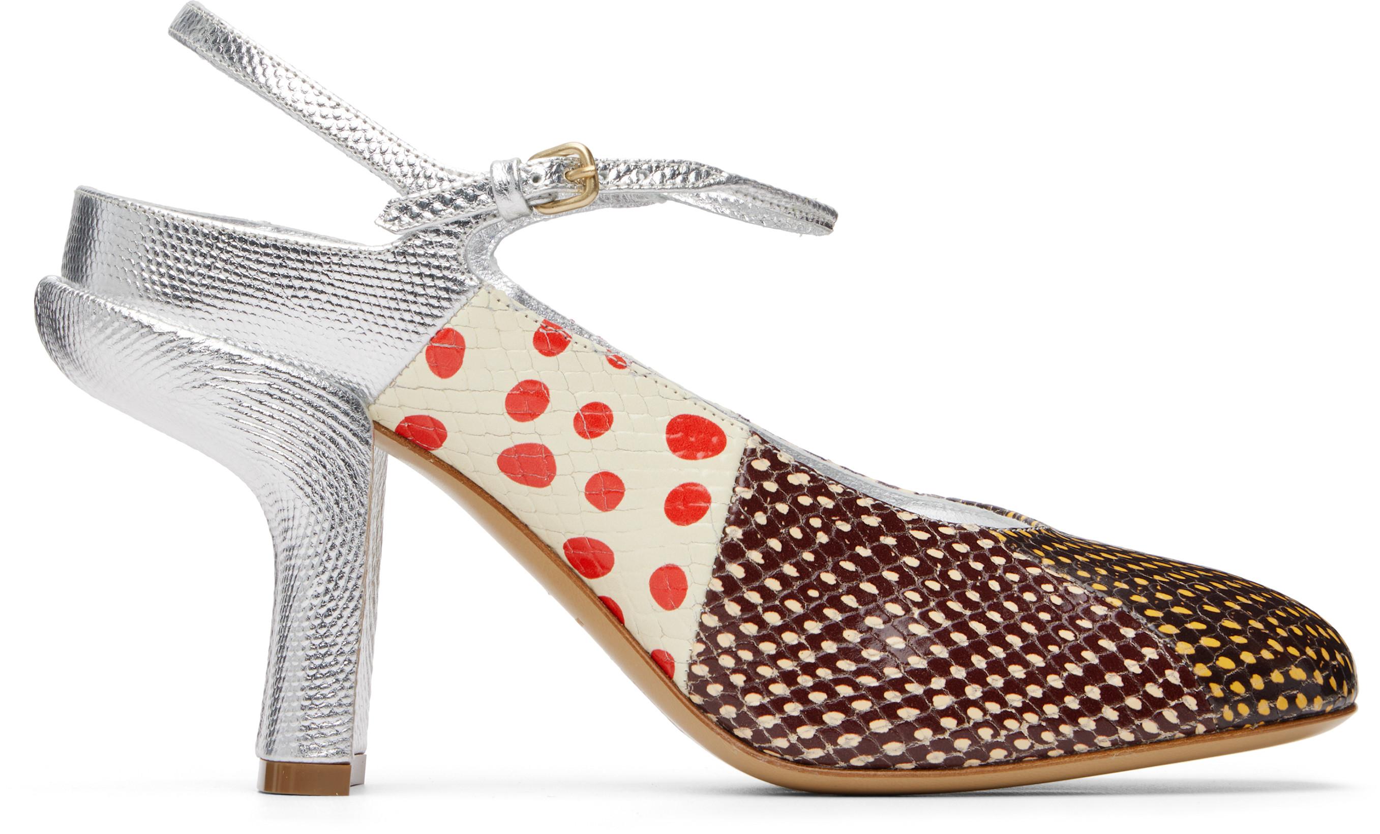 Multicolor Patchwork Heels by DRIES VAN NOTEN