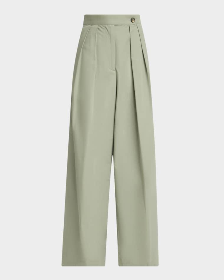 Pamplona Pleated Wide-Leg Pants by DRIES VAN NOTEN