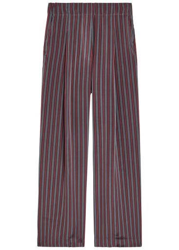 Pila striped wide-leg trousers by DRIES VAN NOTEN