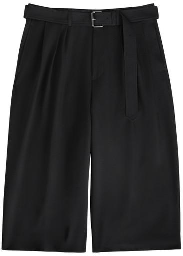 Preaches belted wool-blend shorts by DRIES VAN NOTEN