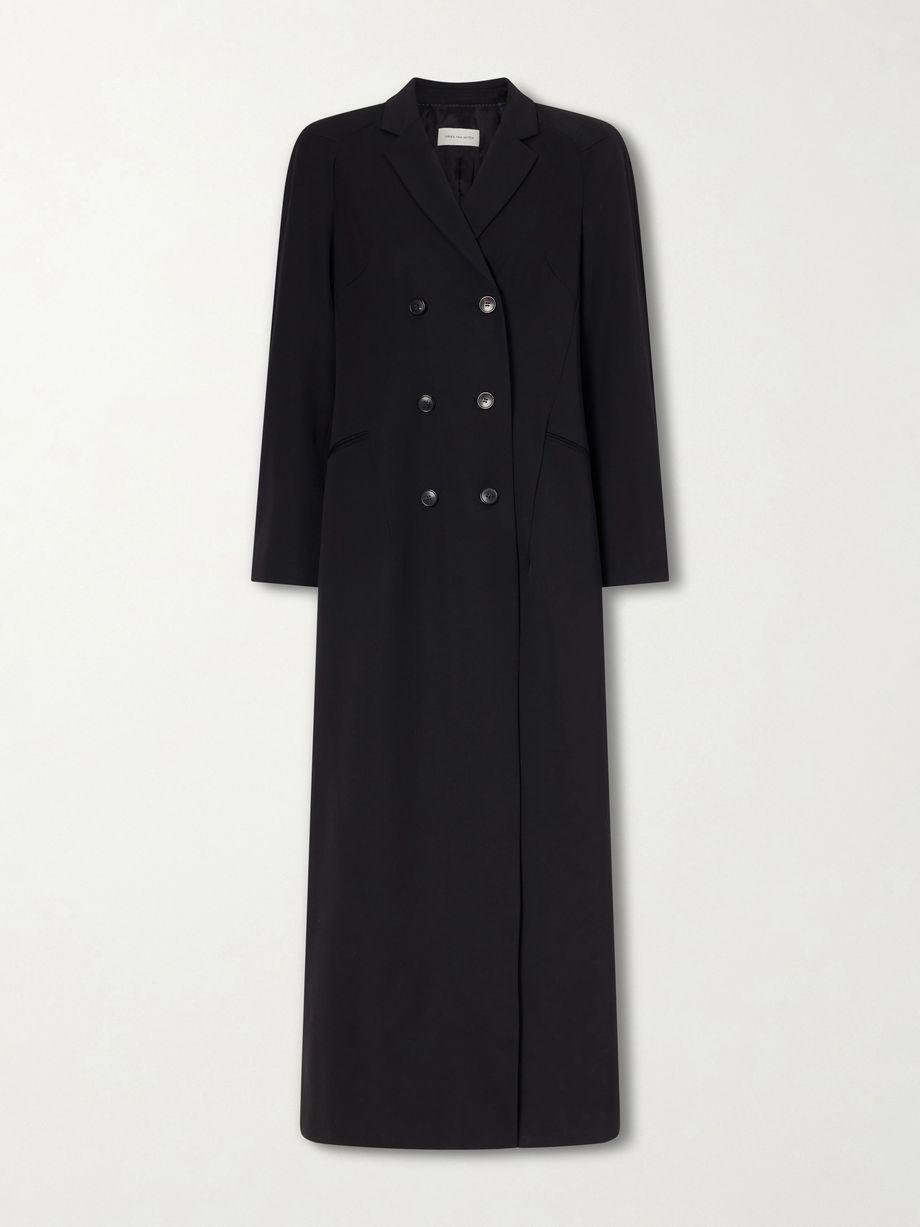 Ronna double-breasted wool coat by DRIES VAN NOTEN