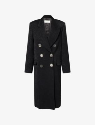 Rosea Jewel-Embellished Woven Coat by DRIES VAN NOTEN