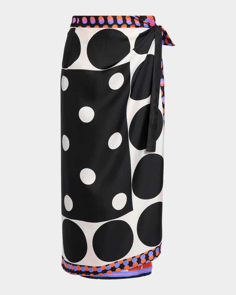 Scarfy Long Silk Wrap Skirt by DRIES VAN NOTEN