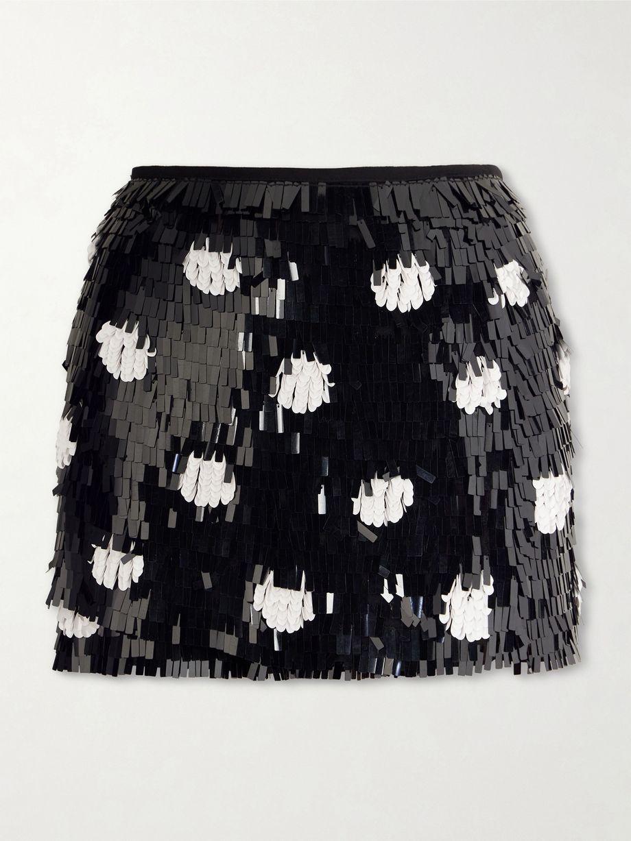 Sequined mini skirt by DRIES VAN NOTEN