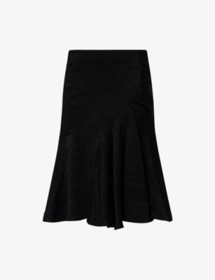 Sibel Jacquard Cotton-Blend Midi Skirt by DRIES VAN NOTEN