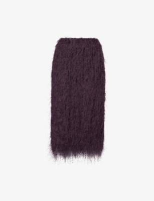 Sokna Fringed Midi Skirt by DRIES VAN NOTEN