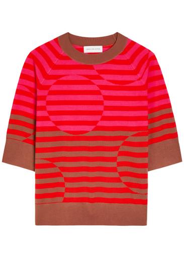 Tuan striped fine-knit merino jumper by DRIES VAN NOTEN