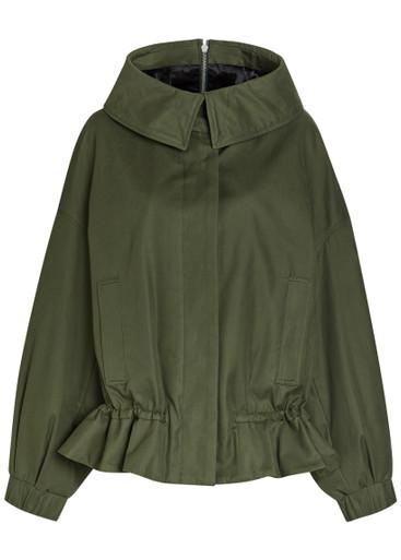 Villas hoodied cotton jacket by DRIES VAN NOTEN