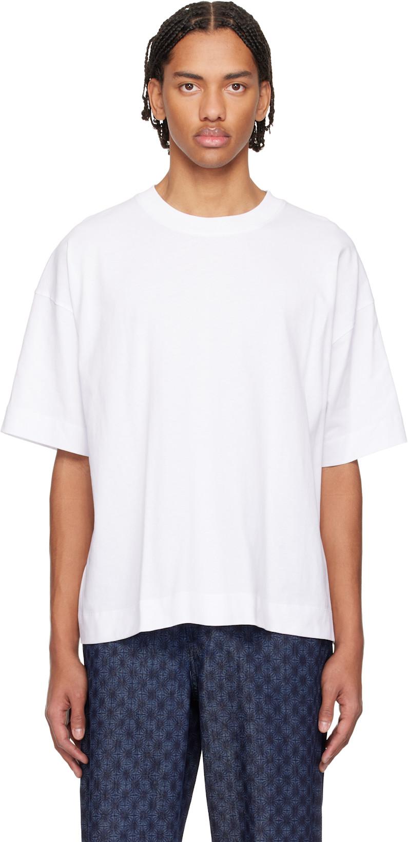 White Oversized T-shirt by DRIES VAN NOTEN