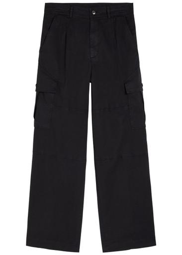 Wide-leg stretch-cotton trousers by DRIES VAN NOTEN