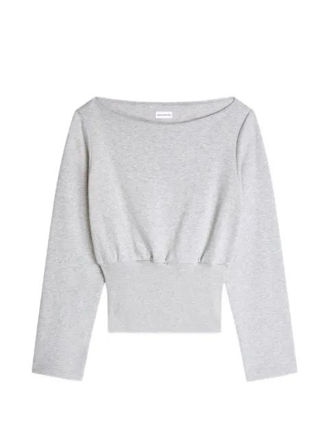 boat-neck long-sleeved top by DRIES VAN NOTEN