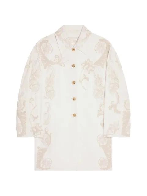 embroidered coat by DRIES VAN NOTEN