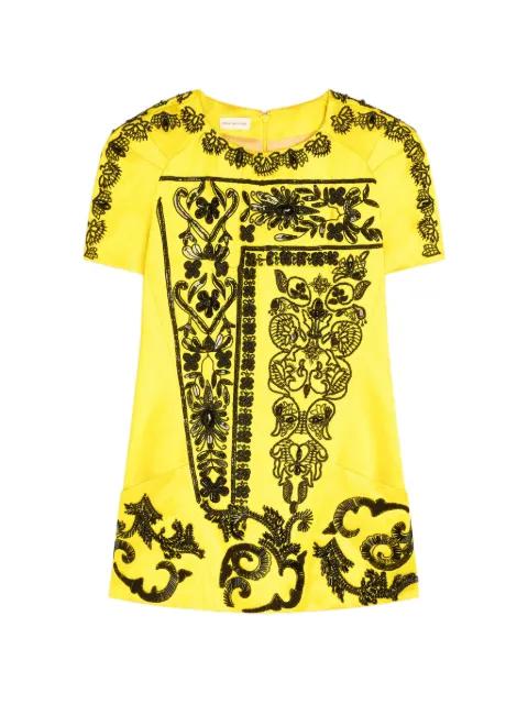 embroidered top by DRIES VAN NOTEN