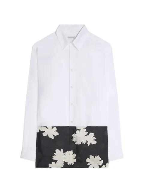 floral-detail shirt by DRIES VAN NOTEN