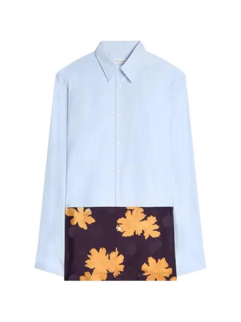 floral-detail shirt by DRIES VAN NOTEN