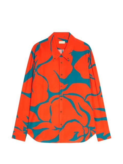 floral loose shirt by DRIES VAN NOTEN