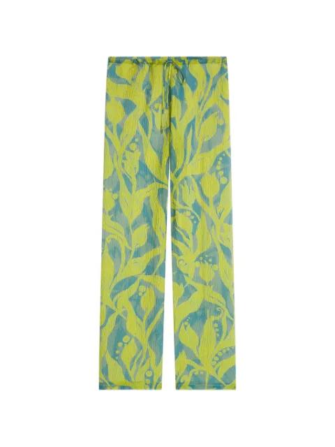 floral-print trousers by DRIES VAN NOTEN