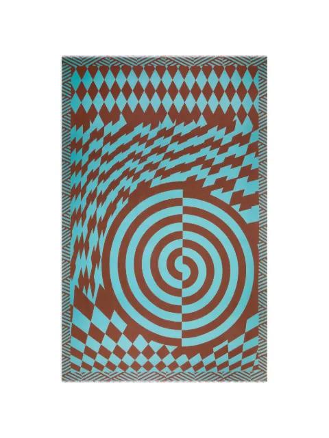 geometric-print pareo by DRIES VAN NOTEN