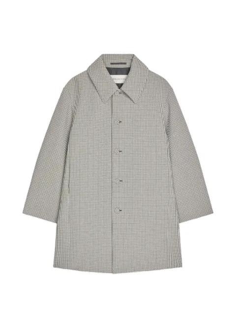 gingham coat by DRIES VAN NOTEN
