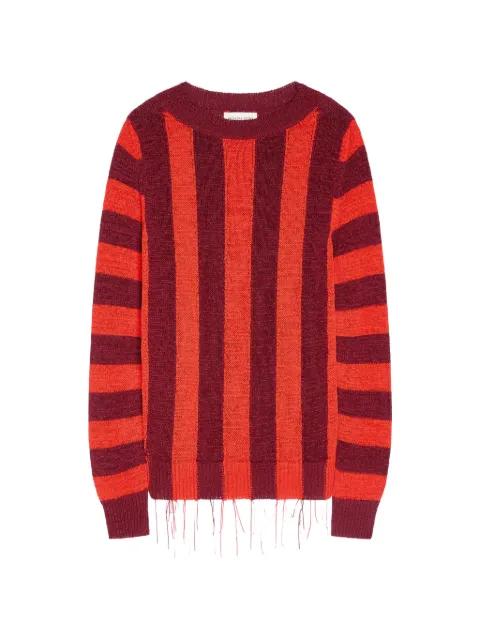 intarsia-stripes sweater by DRIES VAN NOTEN