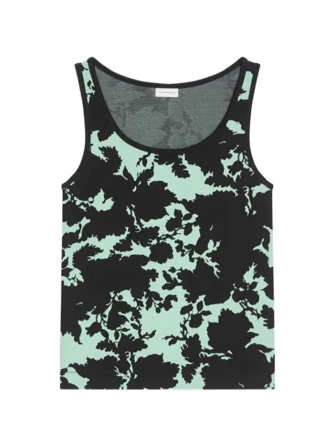 jacquard tank top by DRIES VAN NOTEN