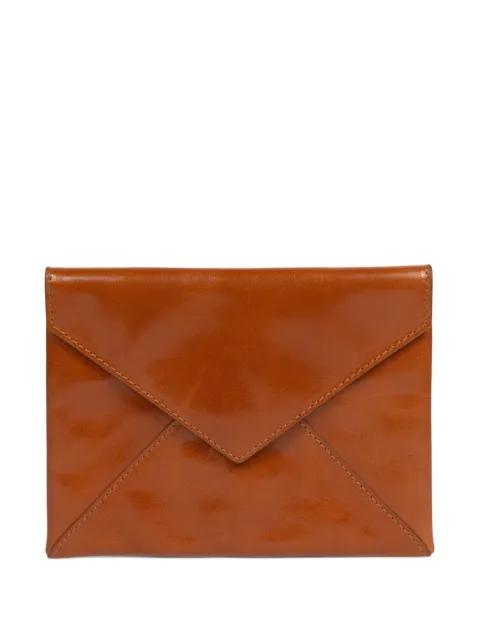leather clutch bag by DRIES VAN NOTEN