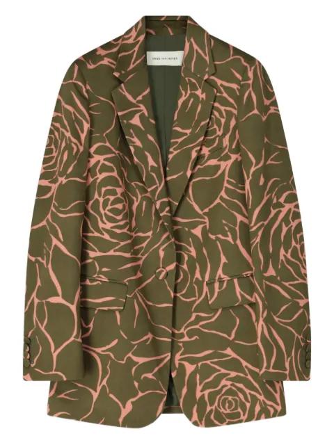 loose-fit floral blazer by DRIES VAN NOTEN