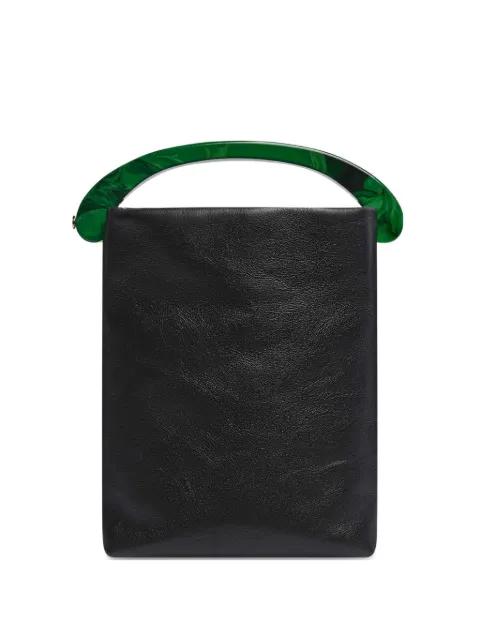 micro leather tote bag by DRIES VAN NOTEN