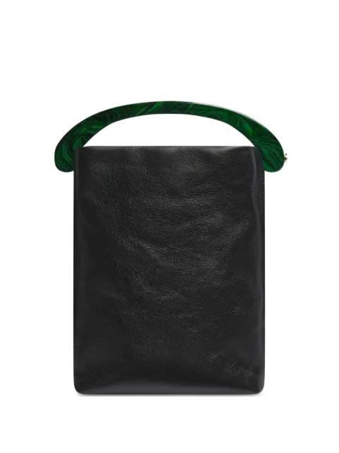 micro leather tote bag by DRIES VAN NOTEN