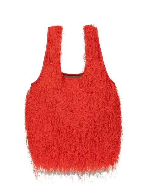 mini ruffled tote bag by DRIES VAN NOTEN