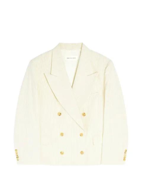 oversized double-breasted blazer by DRIES VAN NOTEN