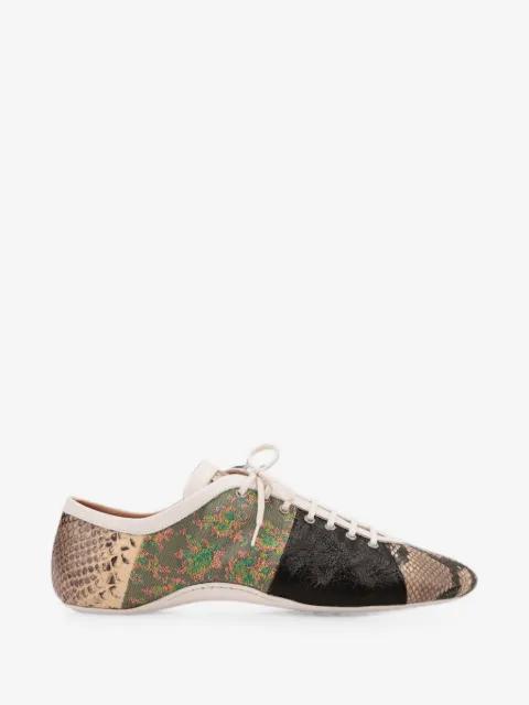 patchwork ballerina sneakers by DRIES VAN NOTEN