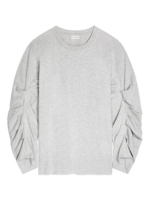 pleated long-sleeves T-shirt by DRIES VAN NOTEN